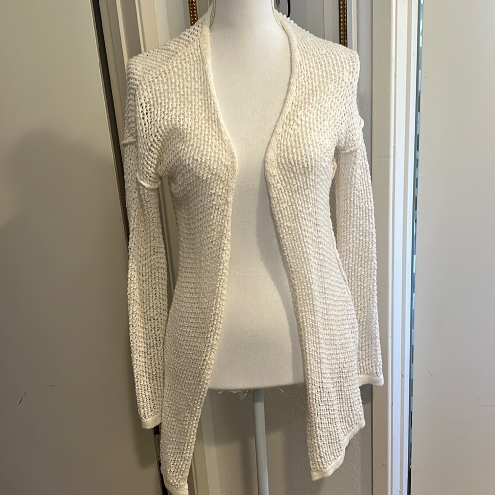 Universal Thread open knit maxi cardigan.